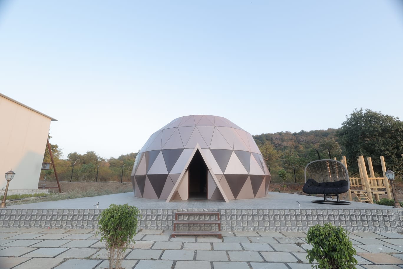 Spherical dome interior view