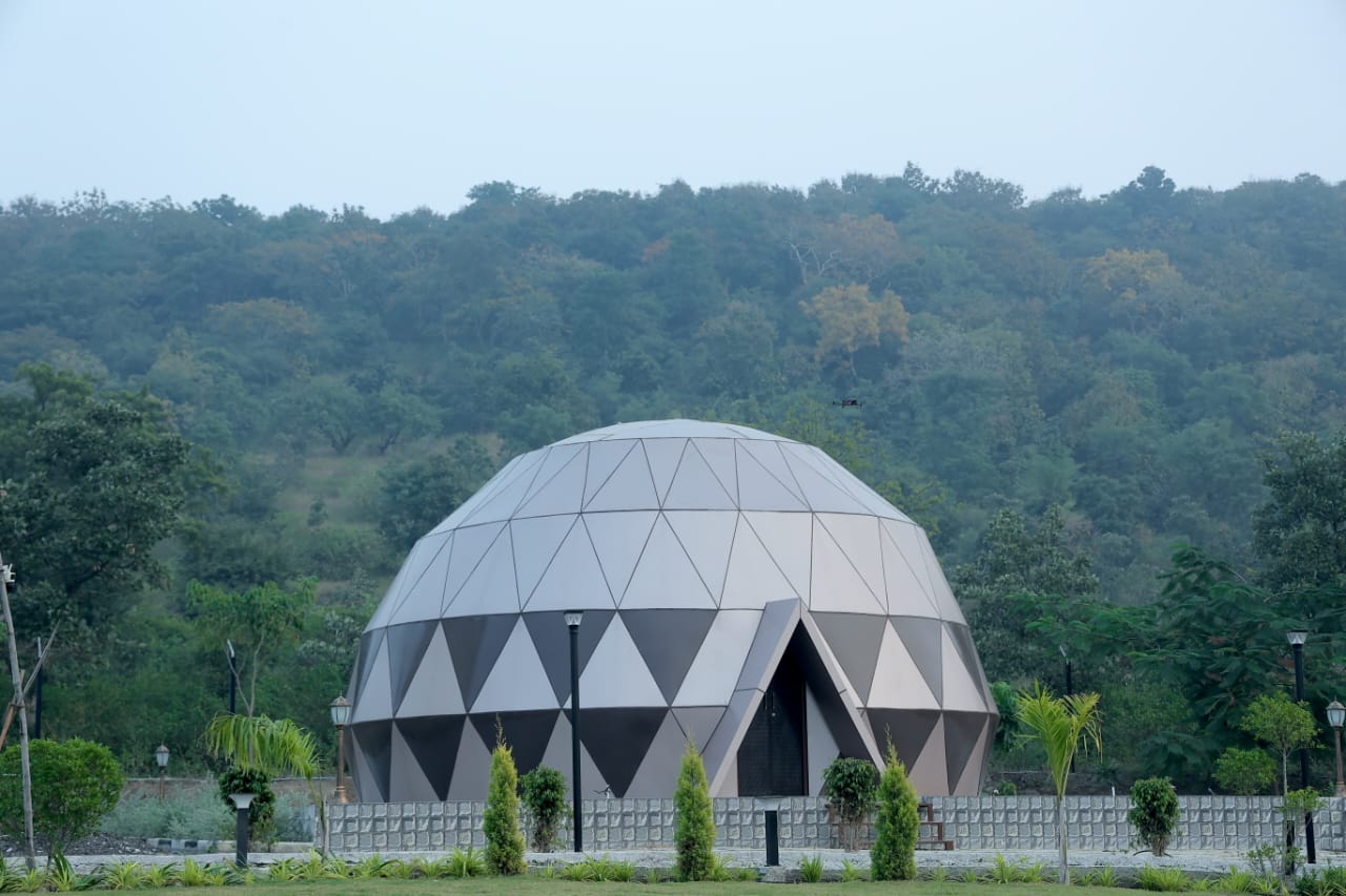 Spherical dome interior view
