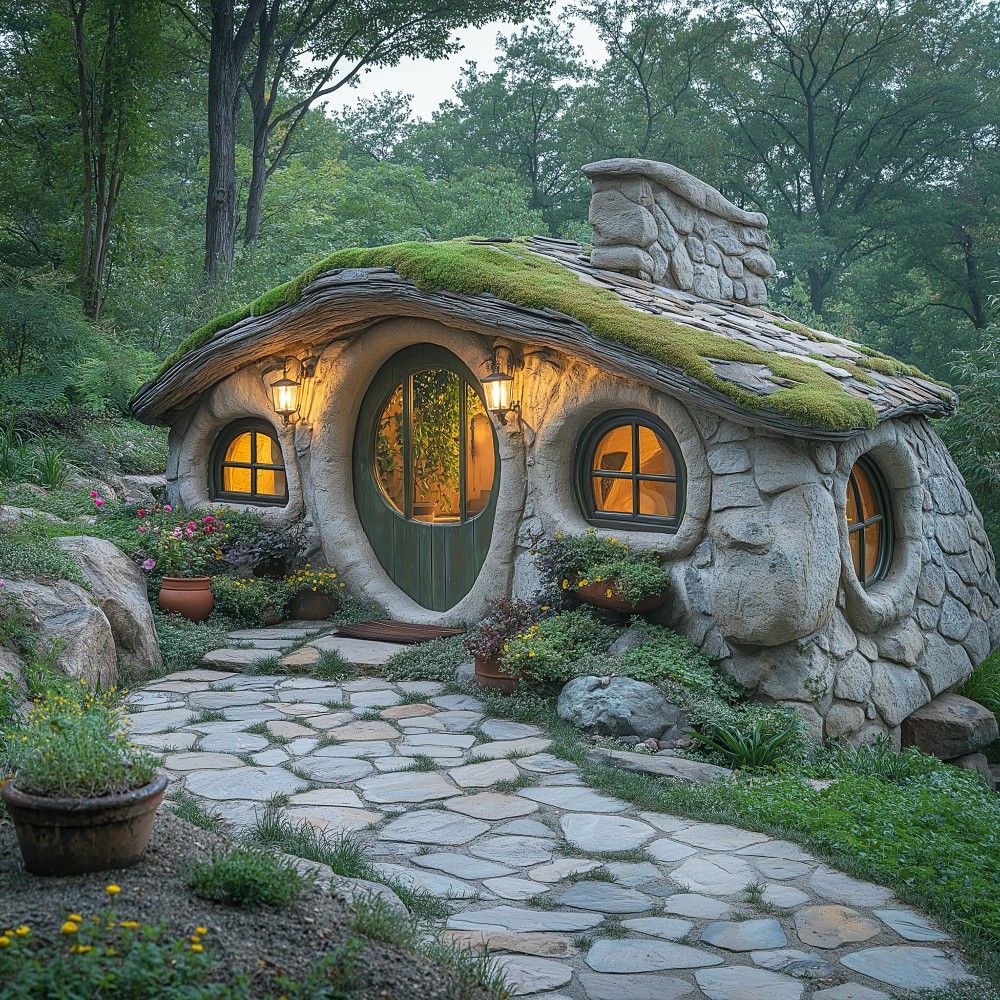 Modern Hobbit interior